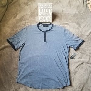 Blue Stripped Top by Velvet by Graham and Spencer